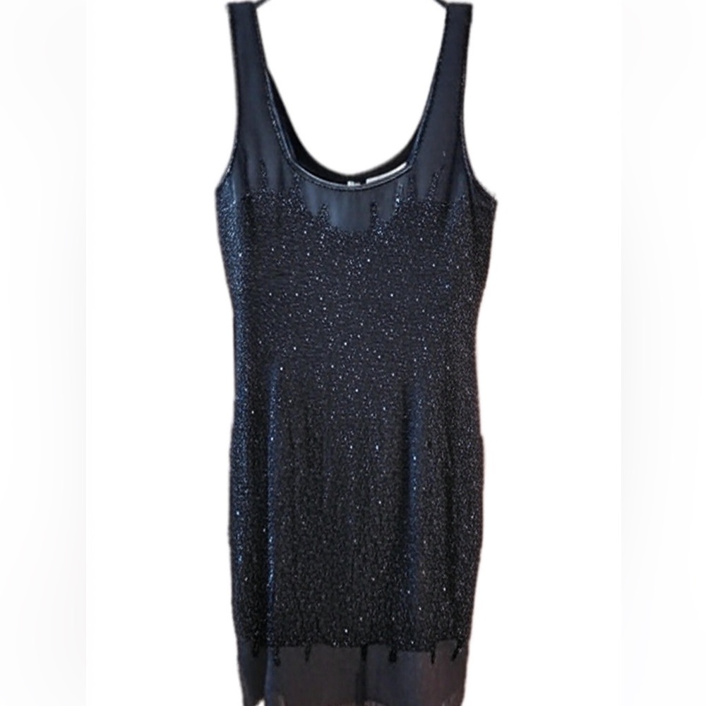 Bieff Basix II Elegant Grey Sequin Dress